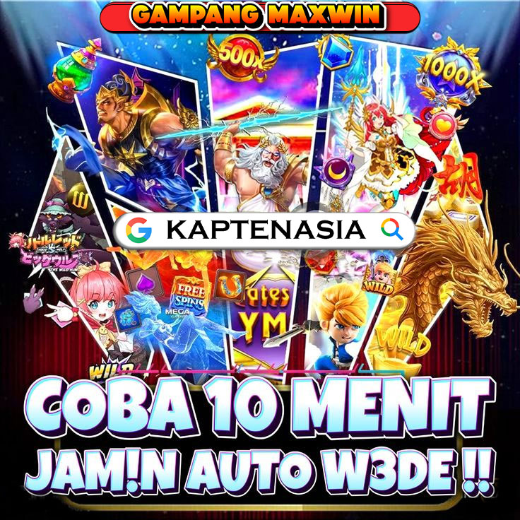 Kaptenasia @ Kadin Main Game Slot Badak Menang Maksimal Terpercaya Se-Blitar